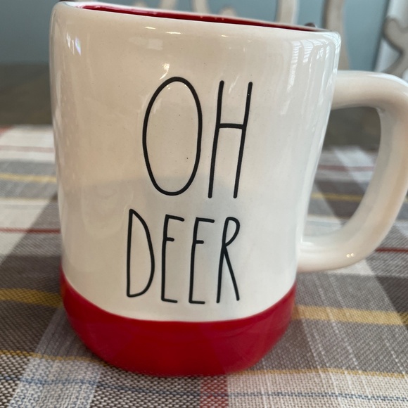 Rae Dunn Mug Reindeer with Antlers OH DEER - Picture 3 of 5